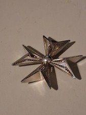 Silver MALTESE CROSS Pendant