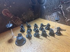 Tau Fire Warriors Strike Team - 10 Warriors with 2 drones and turret - Primed