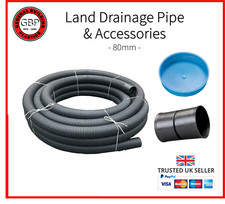 80mm 25m/50m/100m Land Drain