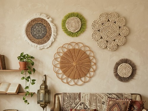 Pcs handcrafted wall - 5,
