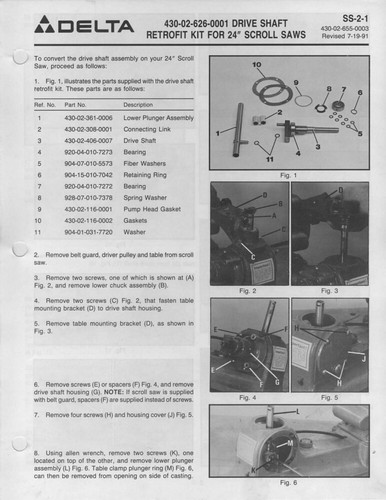 Delta rockwell scroll saw - delta,