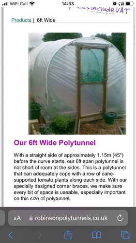 Brand new polytunnel - new,