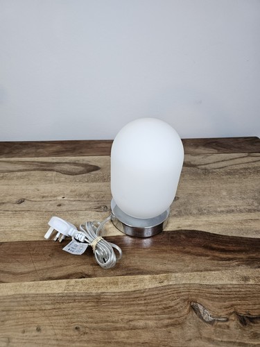 Glass touch table lamp chrome - glass,