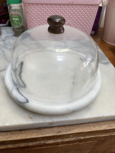 Marble cheese dome - marble,