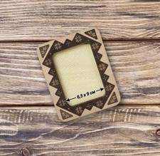 Wooden Magnet Embroidery/Cross