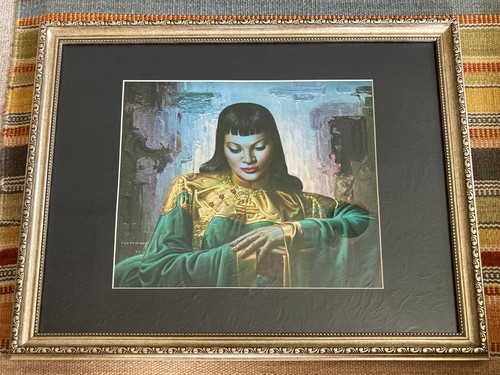 Original rare tretchikoff lady - original,