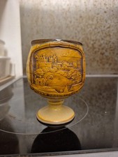 Decorative Studio Pottery Edinburgh Castle Decorated Goblet