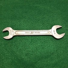Vintage Snail Brand No 6 Spanner 1/2" x 7/16"W --- 9/16" x 1/2" BS
