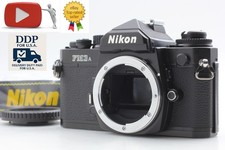 Hybrid Shutter! [Unused S/N 282xxx] Nikon FM3A Black SLR Film Camera From JAPAN