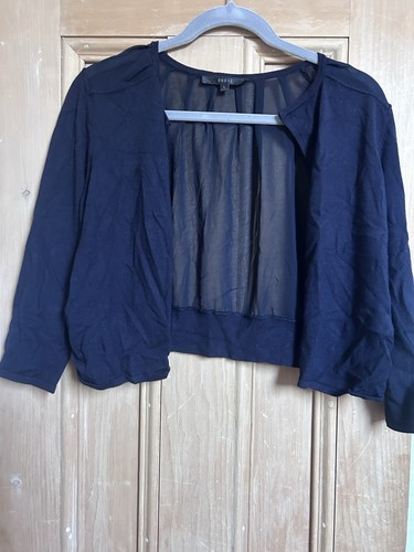 Coast navy bolero cardigan - coast,