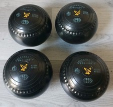 Greenmaster Proline Lawn Bowls Size 5H AZ-05Q Eagle Logo Very Good Condition 