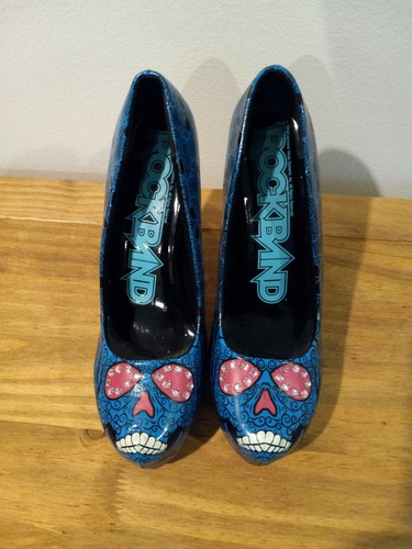 Iron fist sugar skull blue - fist,
