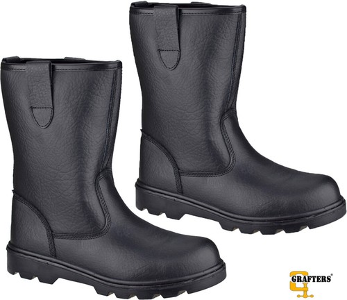 Grafters leather rigger safety - leather,