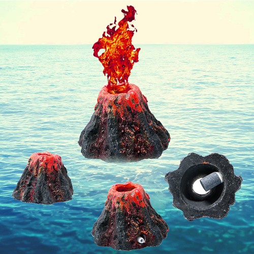 Aquarium volcano shape air - shape, &