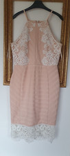 Michelle Keegan Loves Lipsy Lace Applique Cami Strap Dress Size 12 ASOS (9)
