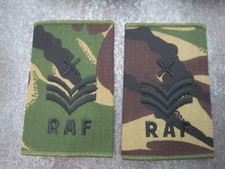One Pair Of RAF Royal Air Force Military Epaulettes Rank Slides (Style A)