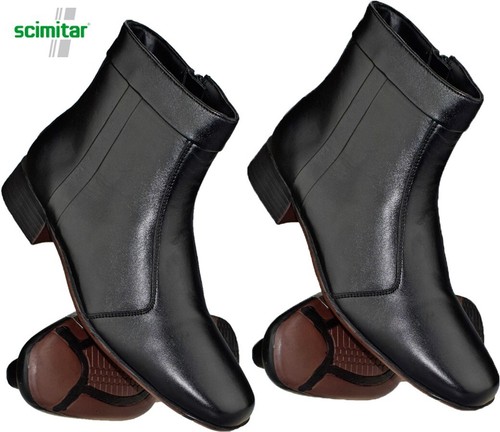 Mens leather ankle high smart - high,