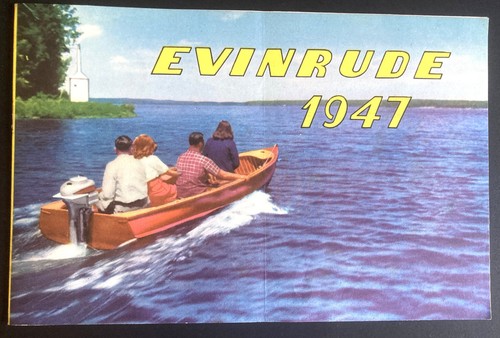 Vintage 1947 evinrude - vintage,