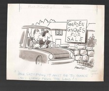 ORIG ARTWORK CARTOON FOR PUNCH