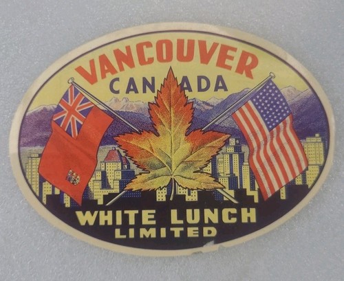 Vintage 1930s travel - travel, decal