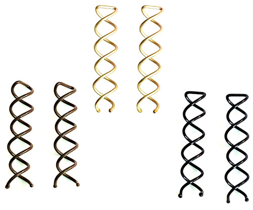 Spiral spin hair screw - spiral, pin