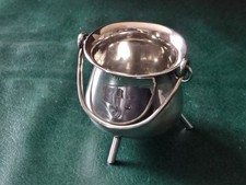 Solid silver cauldron-shaped