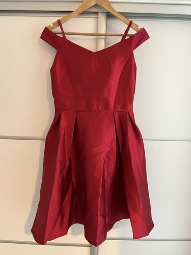 Monsoon red satin girls - monsoon,