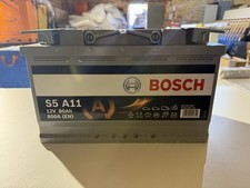   🔋 Bosch S5 A11 AGM Car Battery – 12V 80Ah 800A (0092S5A110  new