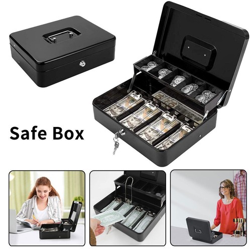 Money box tin steel metal - box,