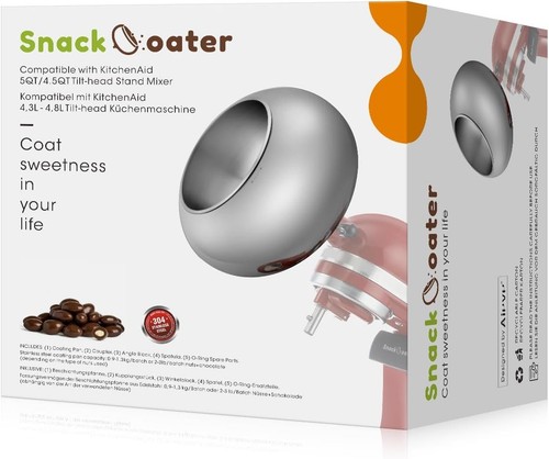 Upgraded aieve snack coater - upgraded,