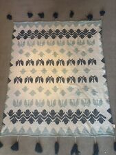 Anthropologie Rug With Tassels 151cm X 127cm