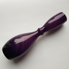Swedish art glass vase purple