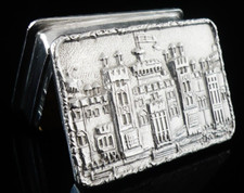 Sterling Silver Castle Top
