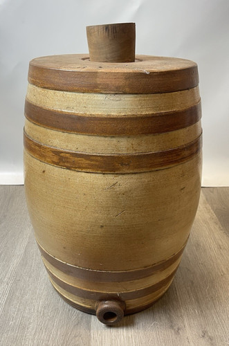 Barrel keg with lidl antique - keg,