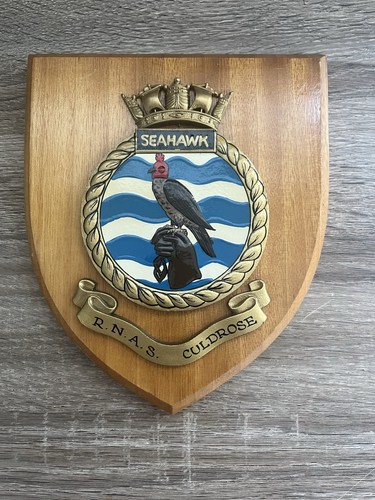 Vintage hms seahawk crest - vintage,