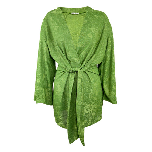 Zara green wrap - green, dress