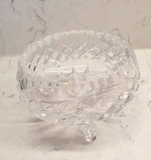 SUGAR BOWL Pretty footed cut glass/ crystal bowl sugar bowl candy sweet dish