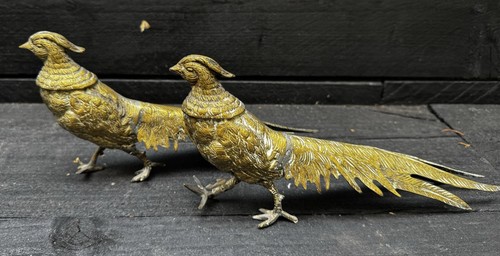 Pair vintage brass - of,