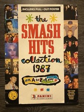 Panini Smash Hits 1987 Sticker Album 100% Complete & Poster Vintage