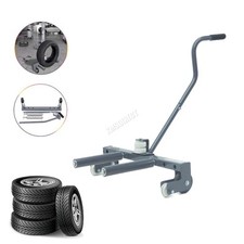 Wheel Dolly Manual Adjustable 220kg Load Equipment Tyre Lifting Moving Grey 