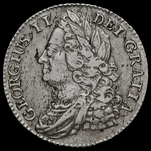 1743 george early milled - 1743,