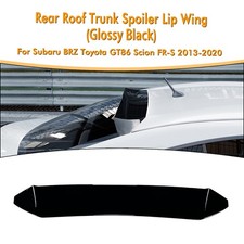 Black Rear Trunk Spoiler Lip
