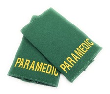 Paramedic epaulettes Green