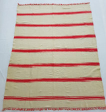 Vintage Handmade Traditional Moroccan Striped Kilim Floor Rug Carpet 250x200 cm