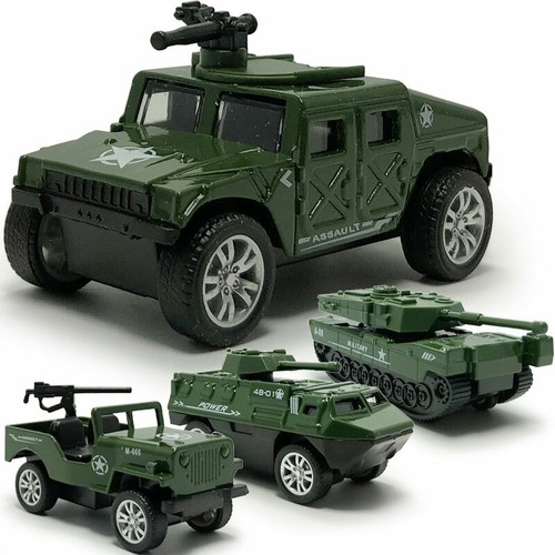 4pcs military vehicle play set - 4pcs,