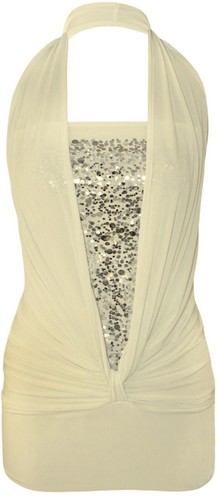 Women sequin halter - women,
