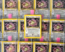 2000 Black Star Promo Pokemon League Card Team Rockets Meowth 18 Near Mint!
