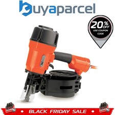 Tacwise JCN90V Pneumatic Coil Nailer Air Framing Nail Gun Flat Top 50-90mm Nails