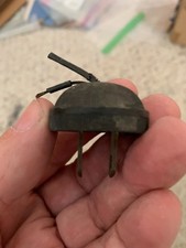 Vintage 2 prong Embossed Black