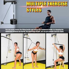 Weight cable pulley system gym - cable,